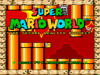 Super Mario World - The Second Reality Project (V. 1.5) Title Screen